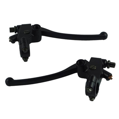 Solidspare 7/8" 22mm Left Clutch Brake Lever Perch With Mirror hole for Mirror Base Mount
