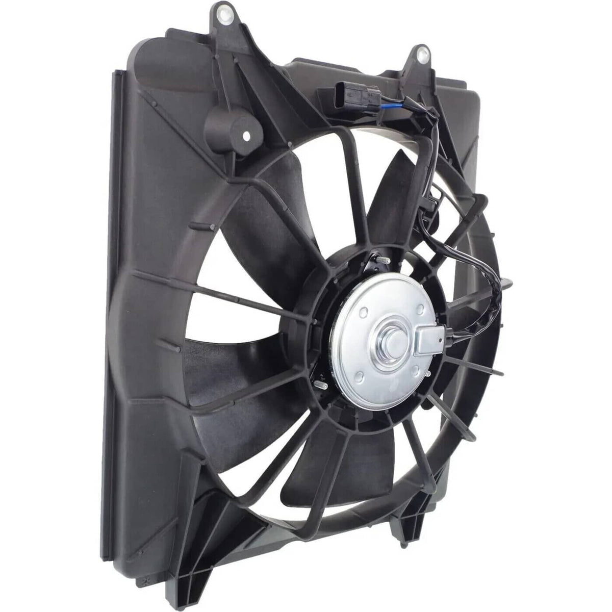 Solidspare LH & RH Radiator Cooling Fans & AC Condenser Fan For 2012-2016 Honda CR-V 2.4L