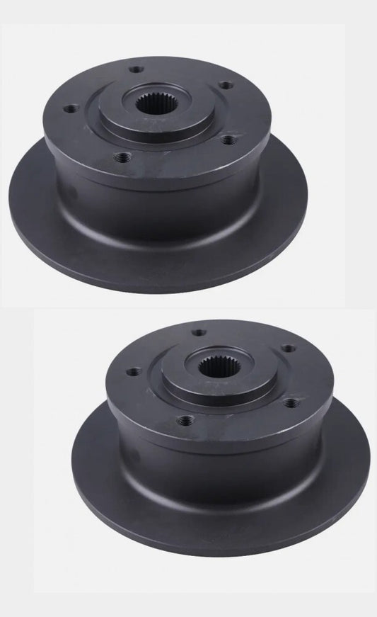 Solid Spare (2) Brake Disc Hub for John Deere XUV850D XUV855D XUV855E XUV855M S4 UTV Gator