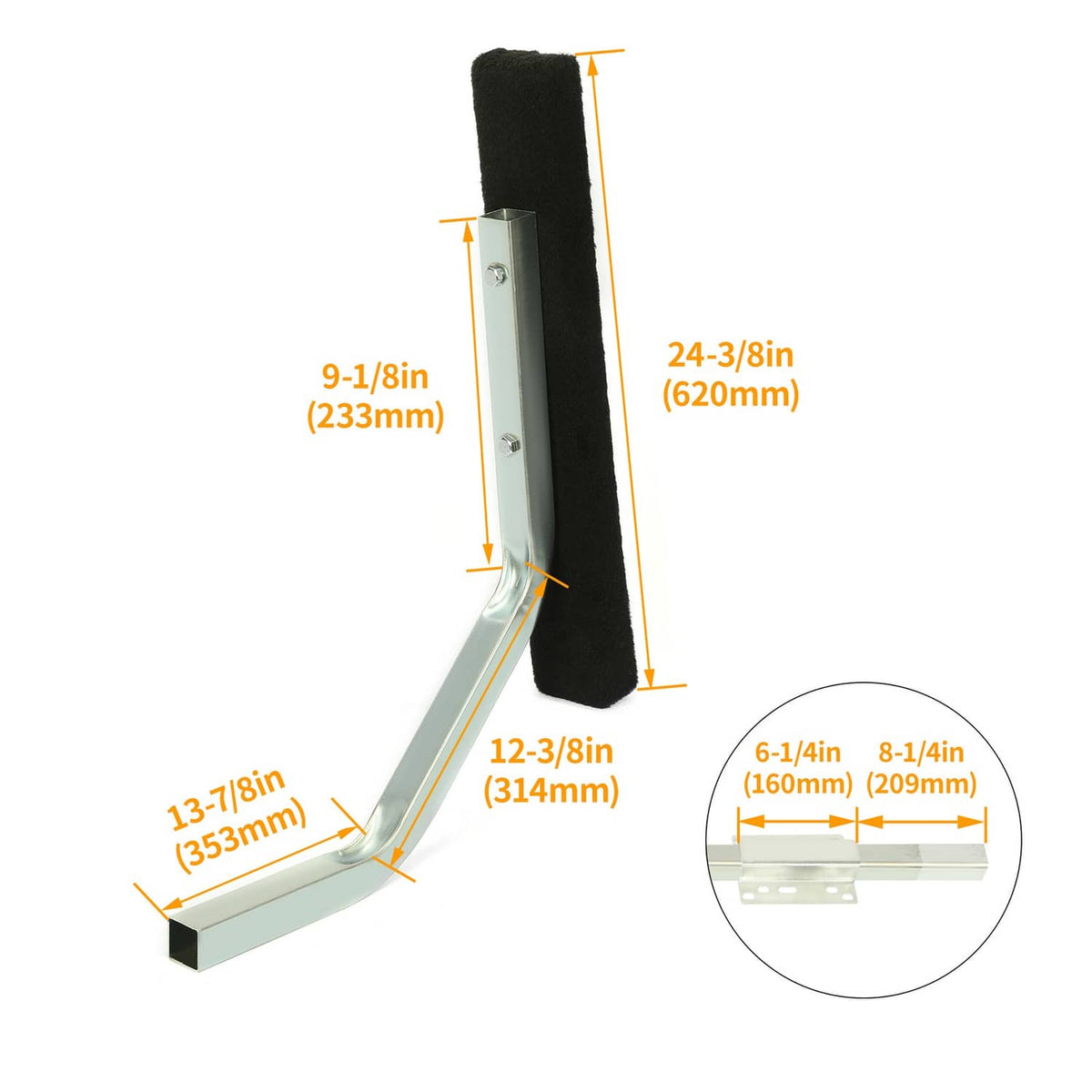 Solidspare Fits Ski Boat Fishing Boat Universal 24.4" Pontoon Boat Trailer Bunk Board Guide