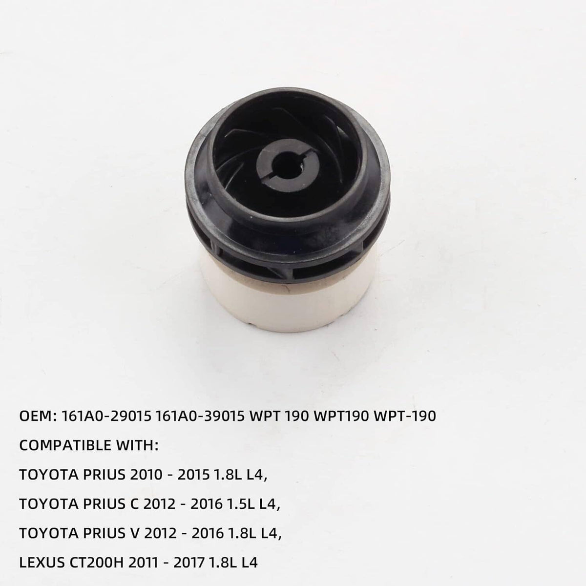 Solidspare Engine Electric Water Pump Rotor For 2010-2015 Toyota Prius CT200h 161A0-29015