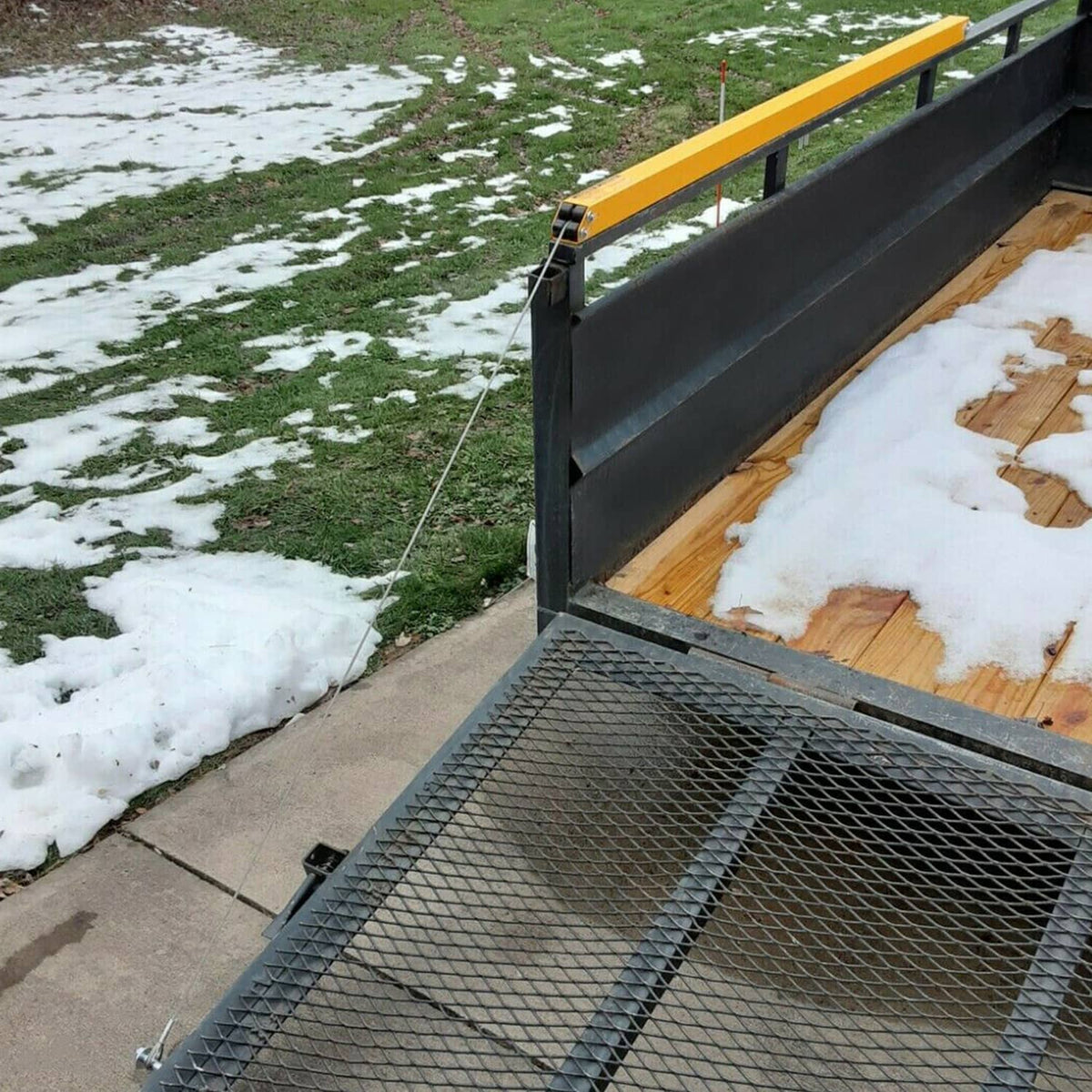 Solidspare 350 lbs L&R Tailgate Utility Trailer Gate & Ramp Lift Assist System 2 x 2 x 72 L