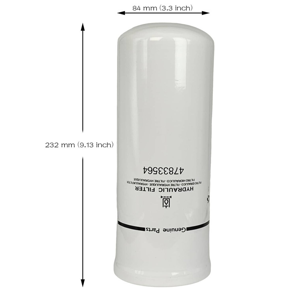 Solid Spare P569204 Hydraulic Filter Replace Donaldson 47456328