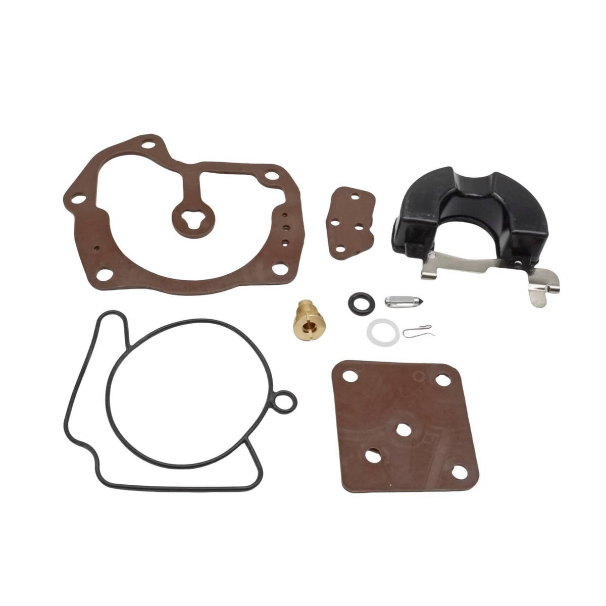 Solid Spare 6- Pack Johnson Evinrude Carburetor Repair Kit V4 V6 V8 Looper 439078 439079 New