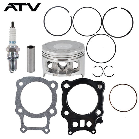 Solidspare For Honda Rancher TRX350 TRX 350 Piston Rings Gasket Kit Spark Plug 2000-2006