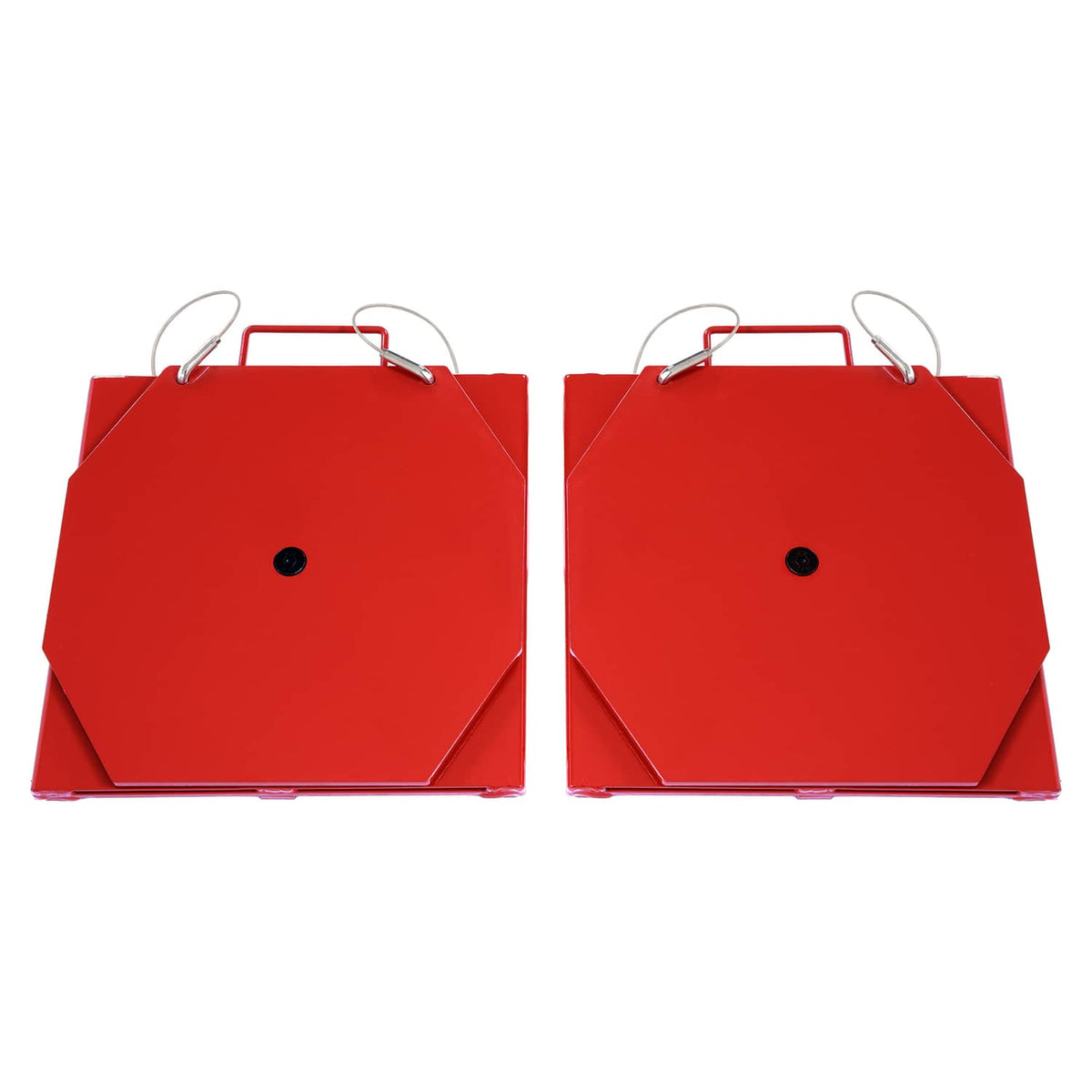 Solid Spare 2PC 2T Wheel Alignment Turn Plate Table 360° Rotating Turntable Heavy Duty