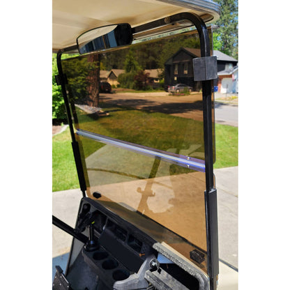 Solidspare New Tinted Golf Cart Folding Windshield For EZGO Marathon Gas/Electric 86-94