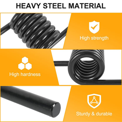 Solidspare 2 Pairs 7 Coils Trailer Heavy Duty Ramp Springs For Trailer RS16933RH RS16933LH