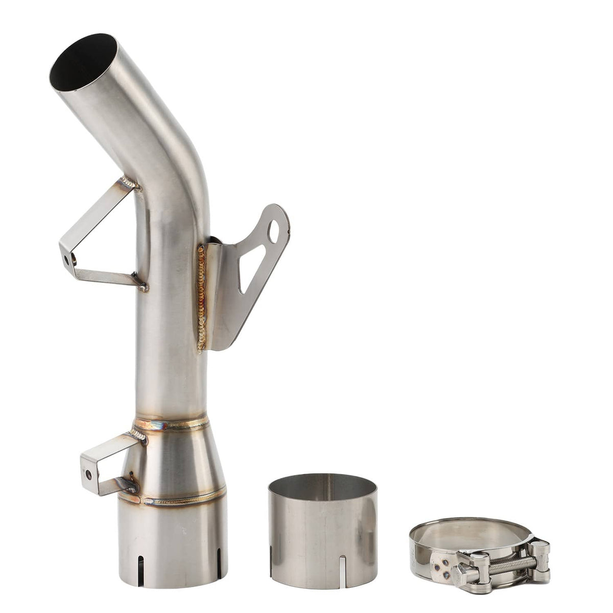 Solidspare Exhaust Pipe For Z900 17-25 Stainless Steel Mid Slip On Exhaust Middle Link Pipe