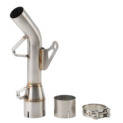 Solidspare Exhaust Pipe For Z900 17-25 Stainless Steel Mid Slip On Exhaust Middle Link Pipe