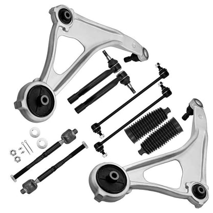 Solidspare 10Pcs Front Lower Control Arm Sway Bar Tie Rod Set For 2013 2014 Nissan Altima