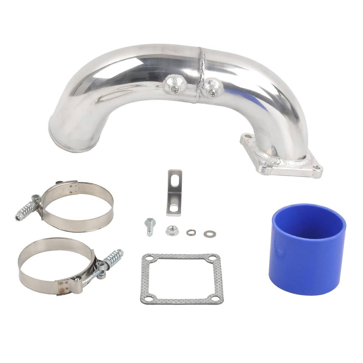 Solidspare Polish 3"Air Intake Elbow Charge Pipe For 1994-1998 Dodge Ram 2500 3500 5.9L New