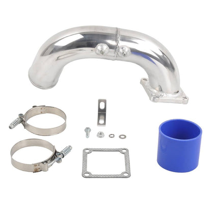 Solidspare Polish 3"Air Intake Elbow Charge Pipe For 1994-1998 Dodge Ram 2500 3500 5.9L New