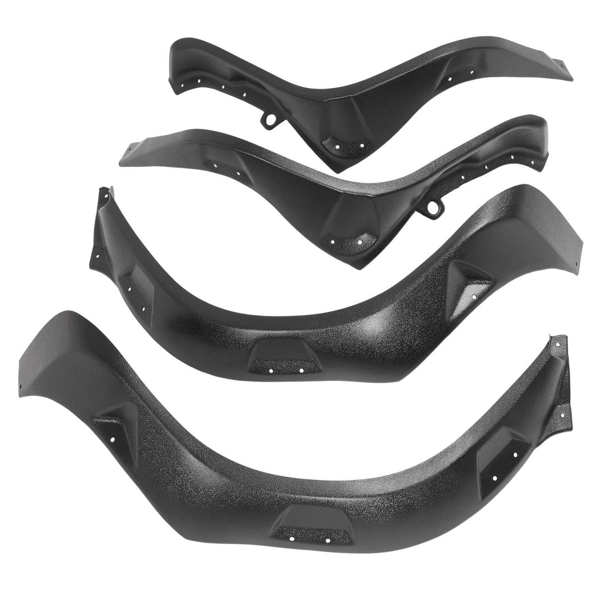 Solidspare Fender Flares Kit for 2019-up Club Car Onward Complete Set of Four Front & Rear
