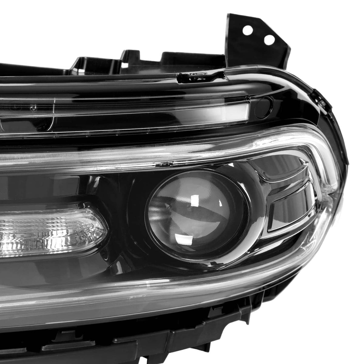 Solid Spare For 2015-2022 2023 Dodge Charger LED DRL Projector Headlight Driver Side Left
