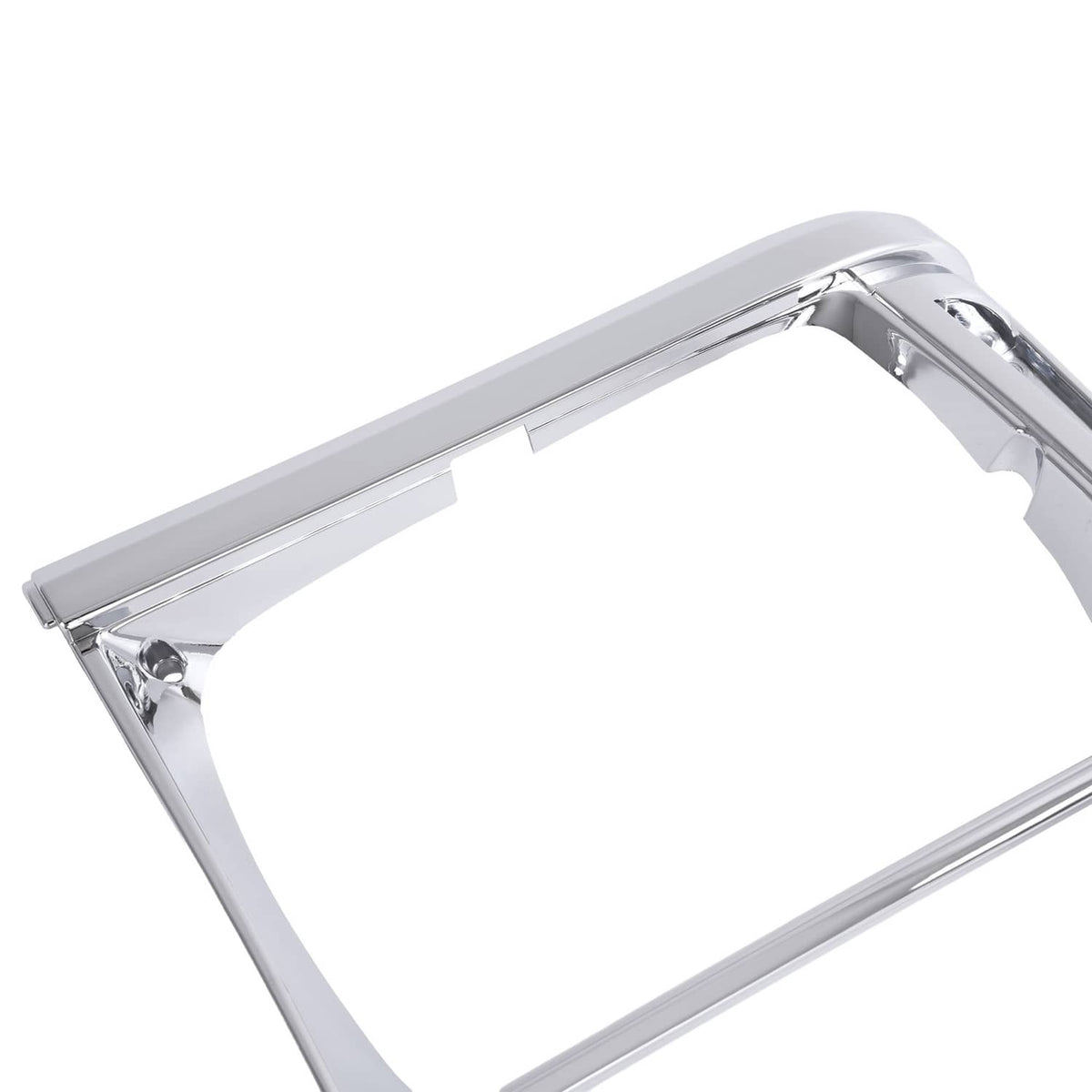 Solid Spare Chrome Left Headlight Door Bezel Trim For Jeep Cherokee 1991-1996 Comanche 91-92