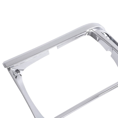 Solid Spare Chrome Left Headlight Door Bezel Trim For Jeep Cherokee 1991-1996 Comanche 91-92