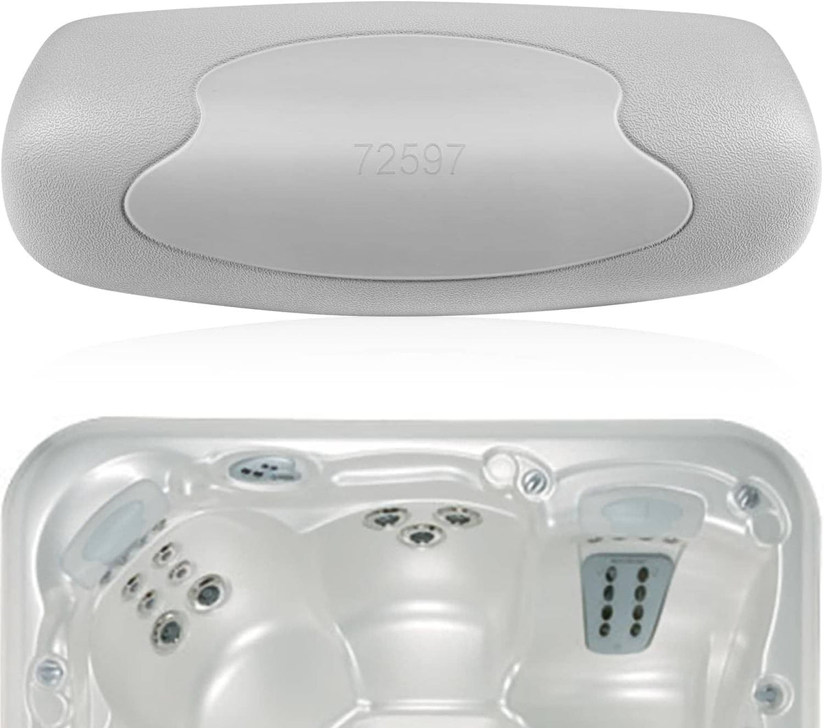 Solid Spare 72597 Spa Neck Pillow fits for 2002-2007 Hot Spring Hot Tubs & Spas 72596 73339