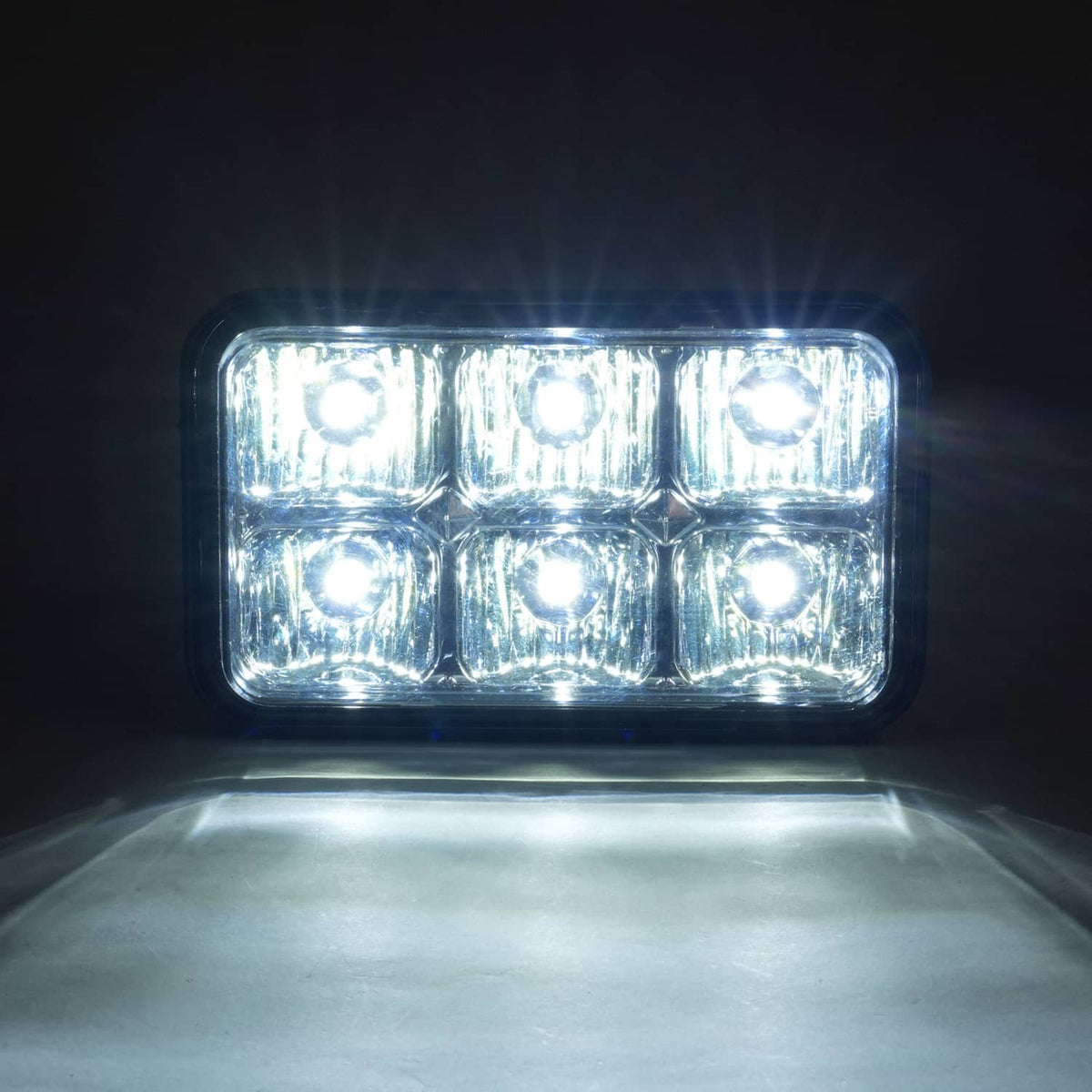 Solidspare Golf Cart LED Headlight Assembly For EZGO Workhorse Marathon 80-94 ST350 96-Up