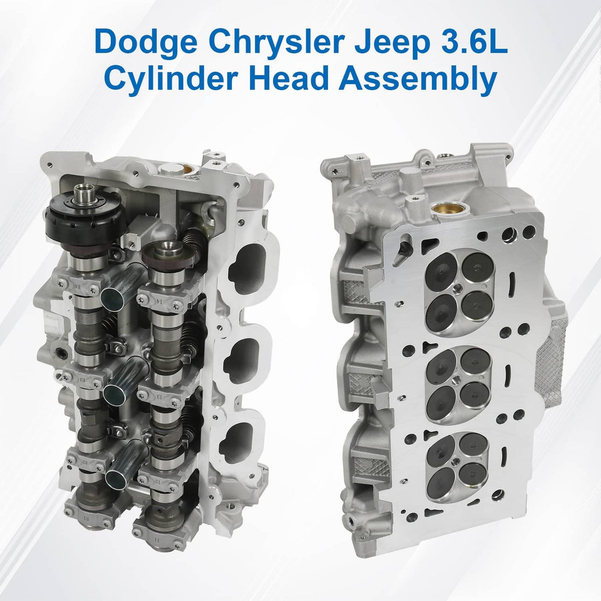 Solidspare Driver & Passenger Side Cylinder Head Assembly Pair For Dodge Chrysler Jeep 3.6L
