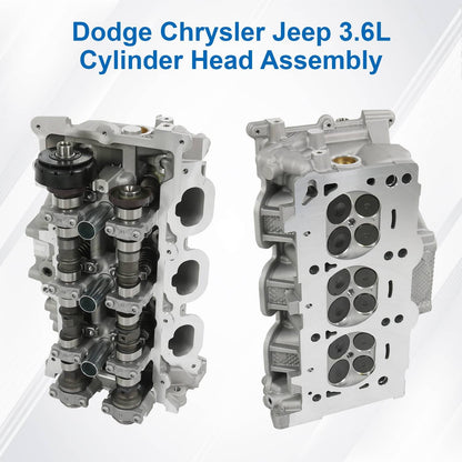 Solidspare Driver & Passenger Side Cylinder Head Assembly Pair For Dodge Chrysler Jeep 3.6L