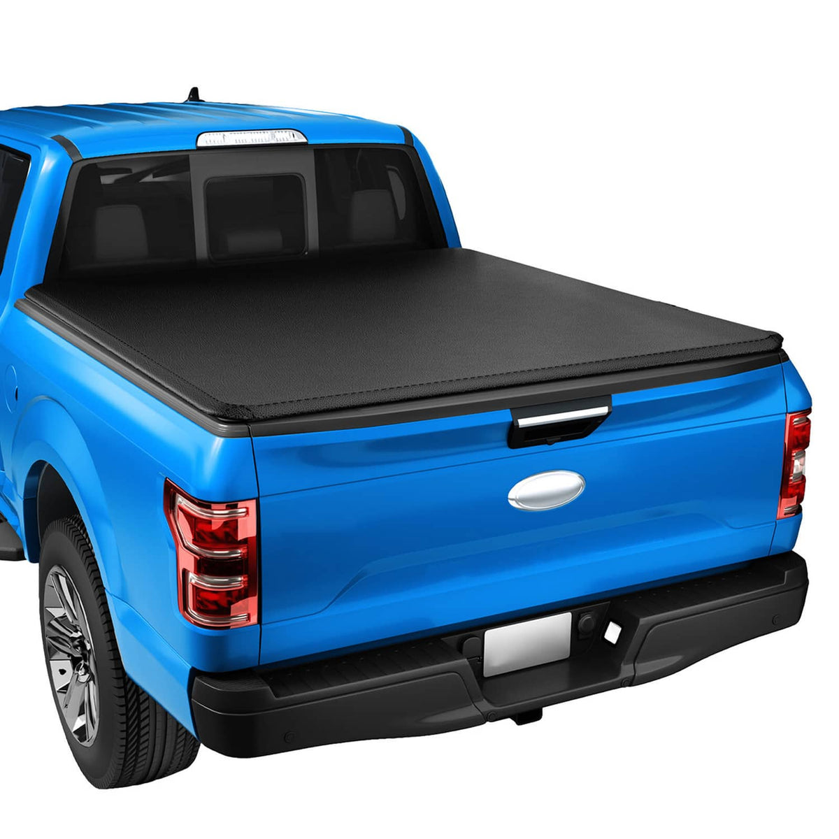 Solidspare 6.5FT Bed Soft Roll-up Tonneau Cover For 2014-2025 Chevy Silverado GMC Sierra
