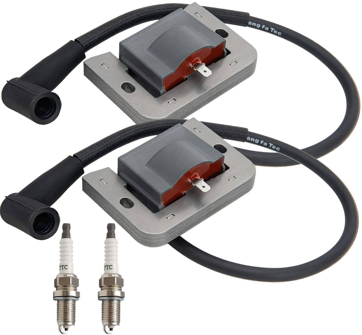 Solidspare For Kohler CH25 CV730 CH740 Ignition Coils w/Spark Plugs 24 584 01-S 24 584 45-S