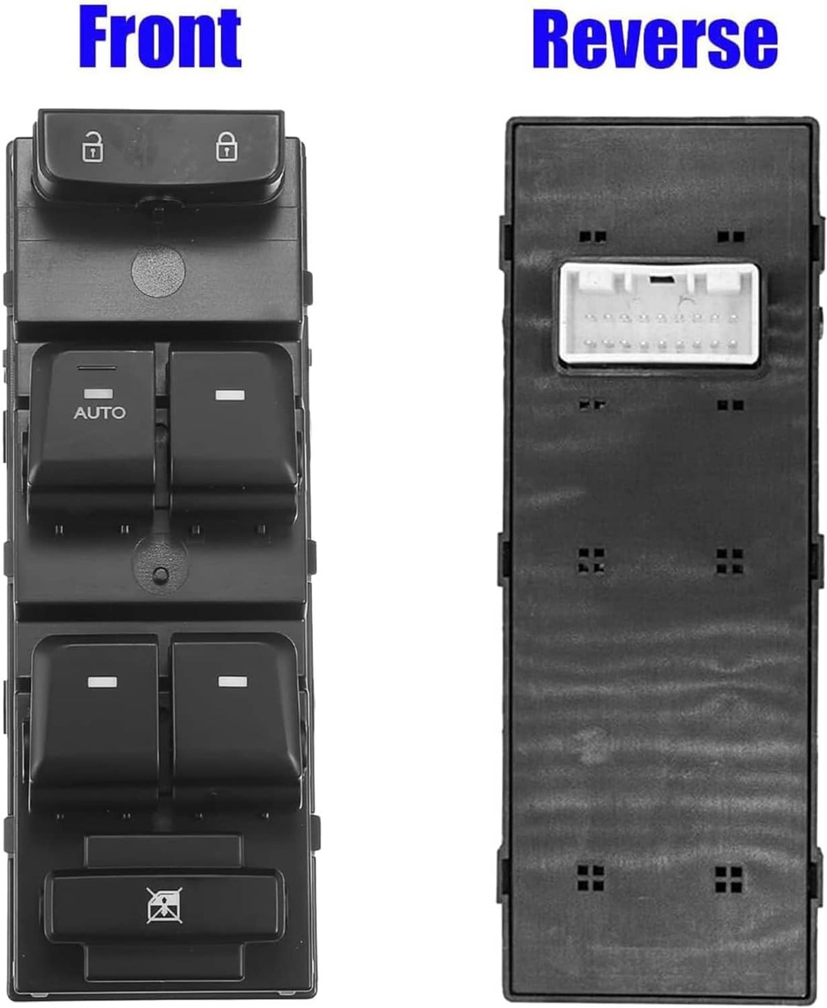 Solid Spare Front Left Driver Power Window Switch For Hyundai Sonata 2015-2019 93570-C1000