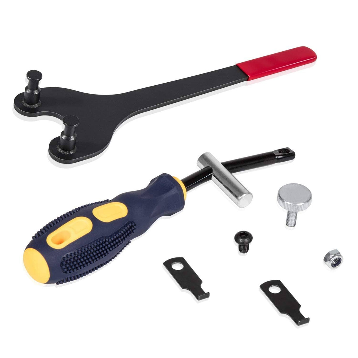Solid Spare Cam Pulley Holder & 58430 Shaft Seal Puller Tool for Nissan Toyota Camry Maximas