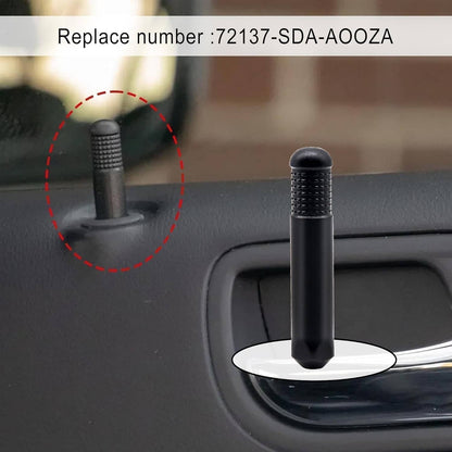 Solid Spare Pack (2) Door Lock Rod Knob Door Locking Pin Pull for Honda Accord 2003-2007