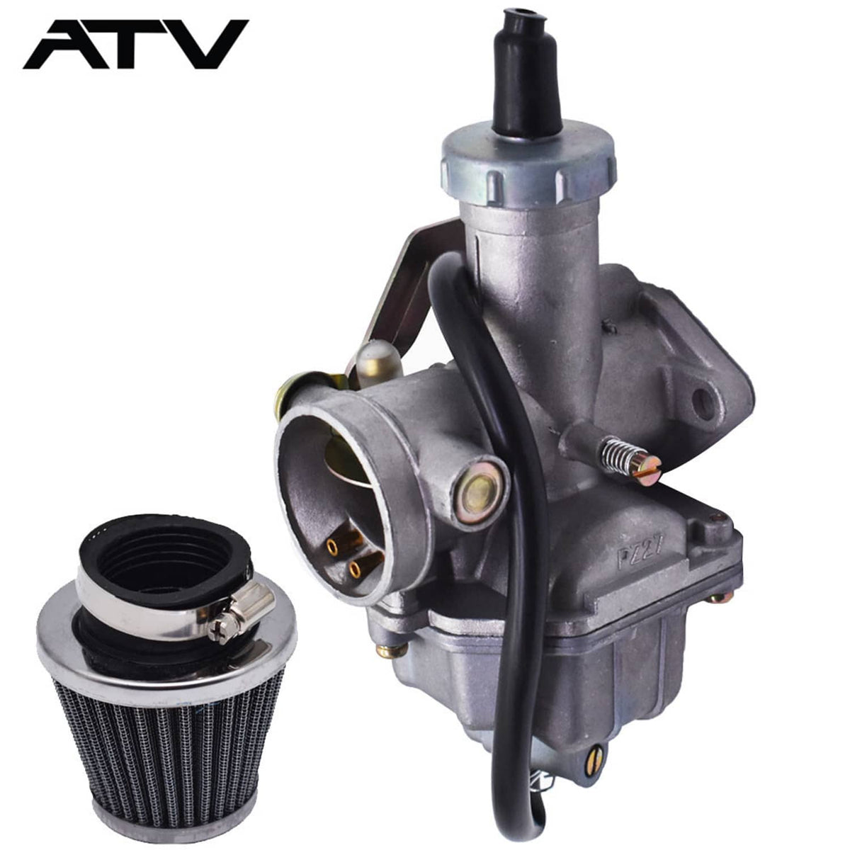 Solidspare Carburetor Carb & Air Filter Fit For Honda Fourtrax TRX200SX 1986