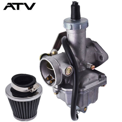 Solidspare Carburetor Carb & Air Filter Fit For Honda Fourtrax TRX200SX 1986