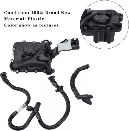 Solidspare Oil Separator PCV Valve Vent Trim For Audi Q7 A8 Q5 S4 A6 A7 3.0T 06E103547AB