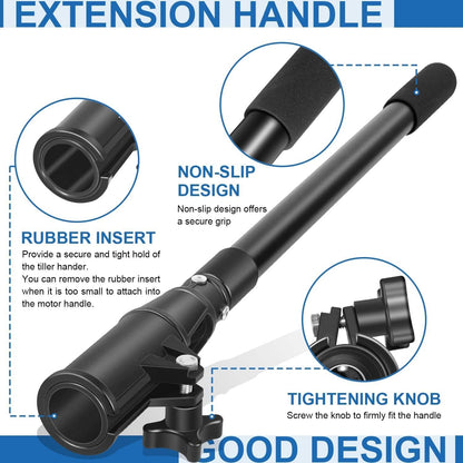 Solid Spare 1854108 Trolling Motor Telescoping Extension Handle MKA-44 - Extends 24" to 40"