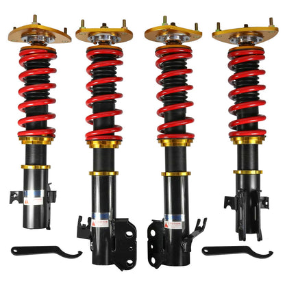 Solidspare 4X Coilover Struts Shocks Absorbers Adj Height For Subaru Impreza WRX GC8 93-01
