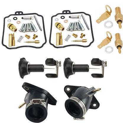 Solidspare 2Pcs Carburetor Rebuild Kit Carb Repair for Yamaha V Star 650 XVS650 1998-2016