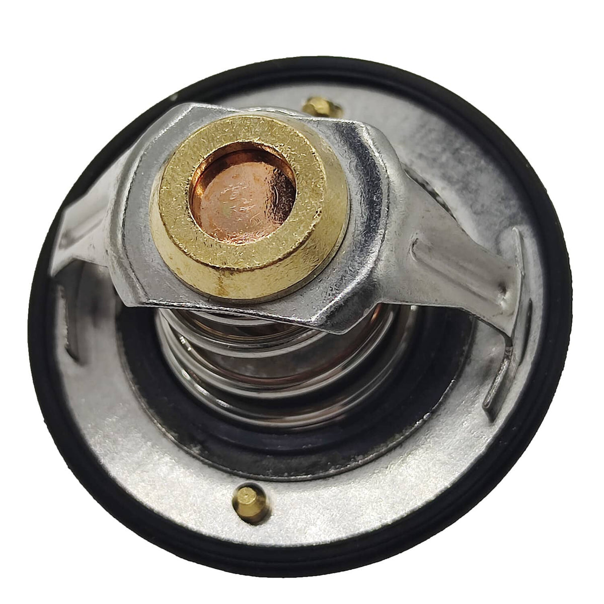 Solid Spare 76℃ 168.8℉ Thermostat 5337966 w/ O-Ring Seal for 98.5-02 Cummins 5.9 24V ISB