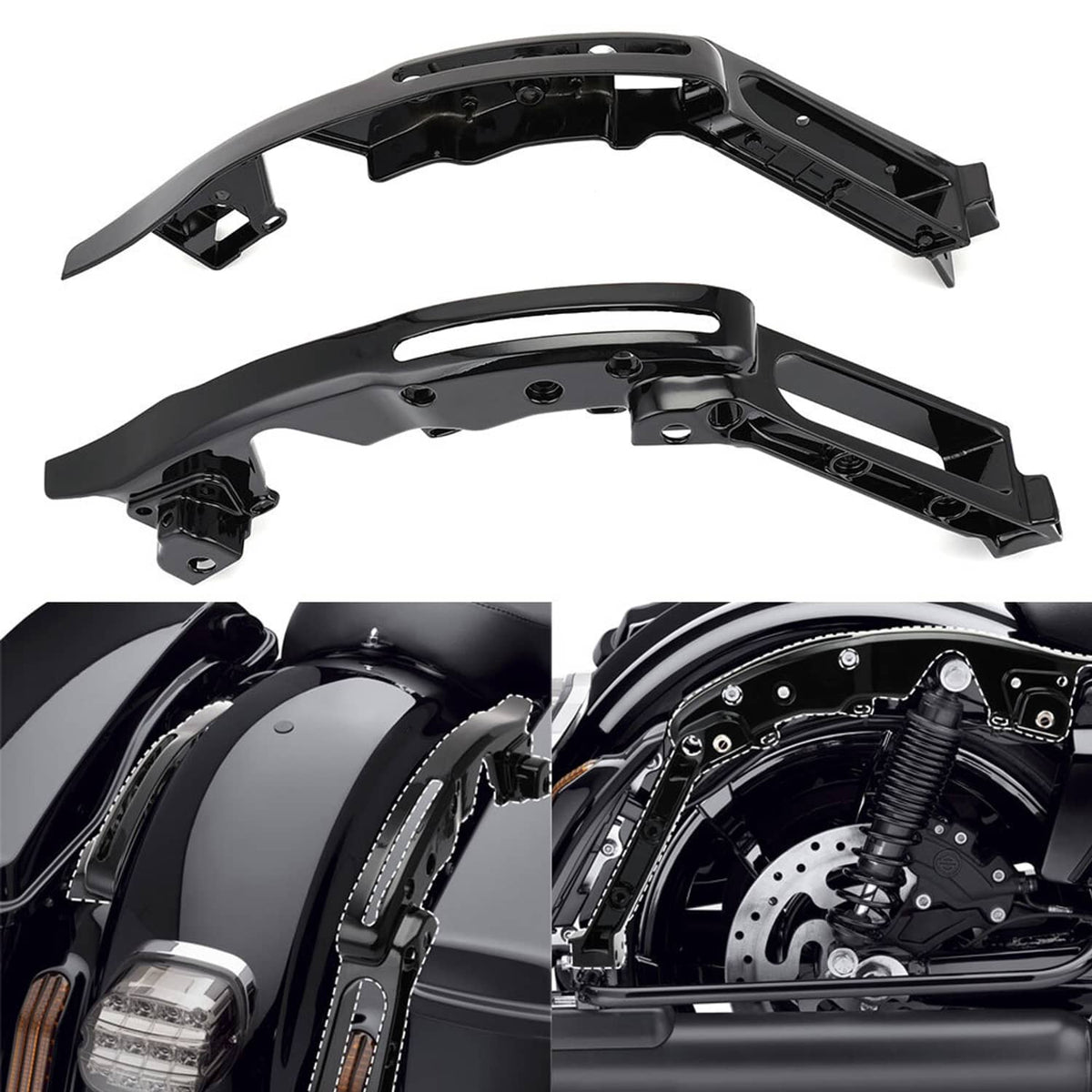 Solidspare For Harley Touring Moderls FLHR Rear Fender Support Bracket 2014-2024 90201206
