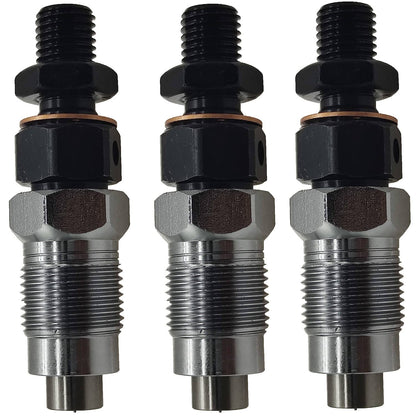 Solid Spare 3X Fuel Injector for Kubota B1700HSE B2100HSE B2400HSE B1700D B2100D B2400D B21