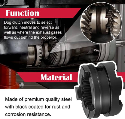 Solidspare Clutch Dog 3 Jaw Reverse 52-822539t for Mercury 90-120 hp 50-125 hp 3 cyl &4 cyl