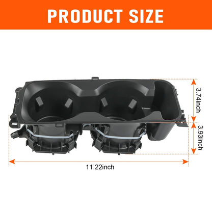 Solidspare Center Console Cup Holder Without Wireless Charging For 2020-2023 Ford Explorer