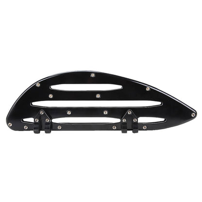 Solidspare Driver&Stretched Floorboards Foot Boards For Harley Touring Softail Slim FLS FLD