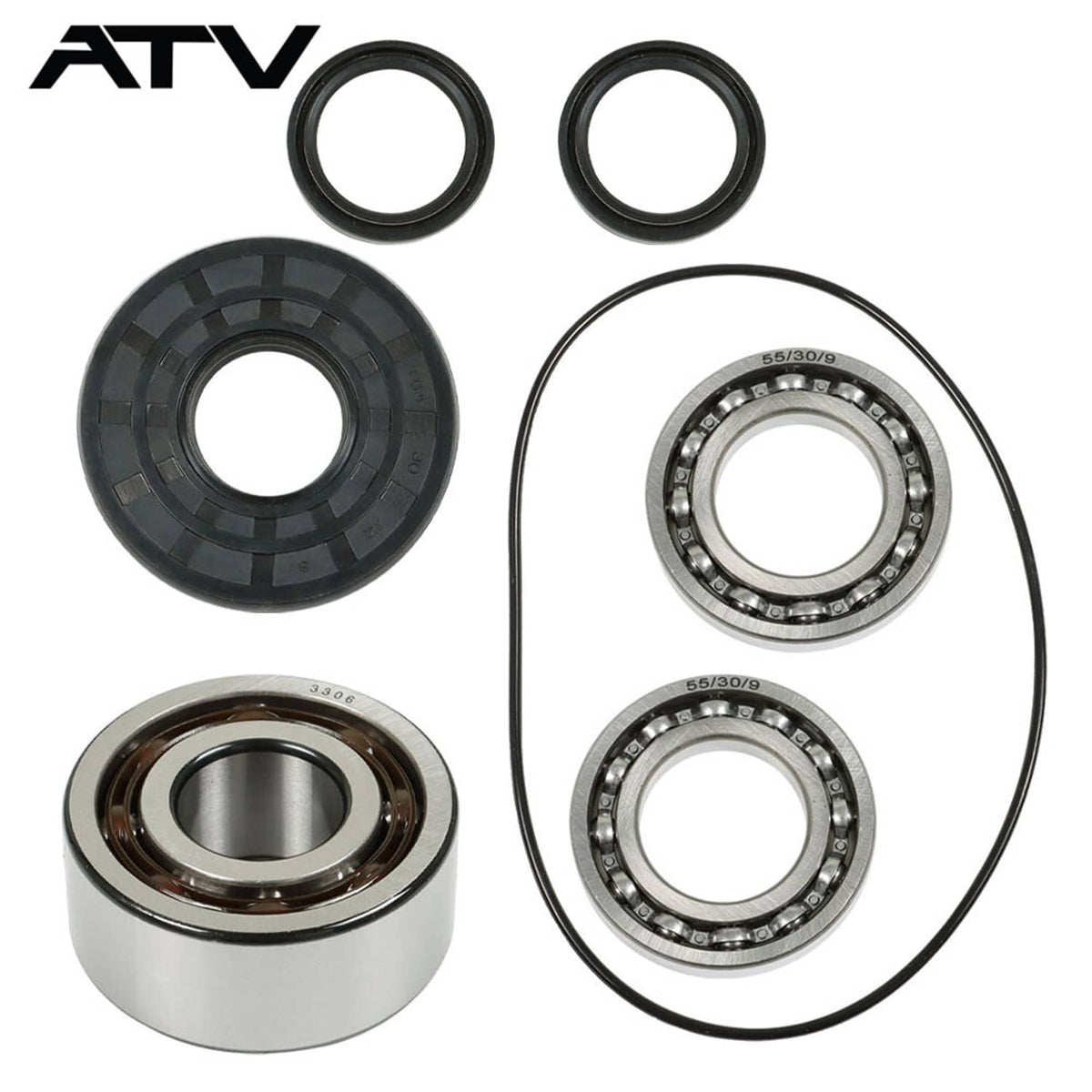Solidspare For Polaris Ranger/RZR front differential bearing&seal kit 800/900/1000
