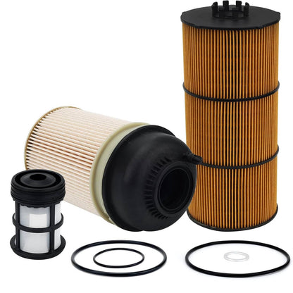 Solidspare For Freightliner Cascadia DD13 DD15 DD16 PF9908 Fuel Filter & Oil Filter P551005