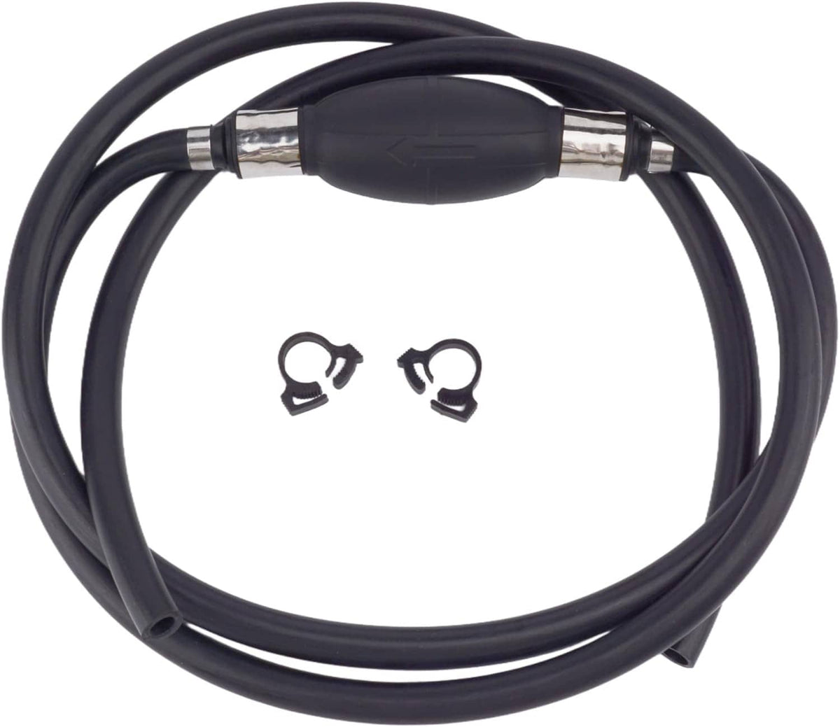 Solid Spare 3/8" Fuel Gas Hose Line Assembly with Primer Bulb Marine Outboard Boat RV Motor