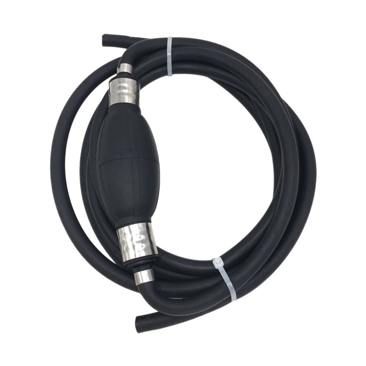 Solid Spare 5/16" Marine Outboard Boat Motor Fuel Gas Hose Line Assembly W/ Primer Bulb NEW