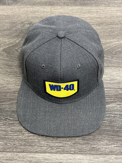 WD-40 Baseball Cap Hat Gray Snapback Degreaser Lubricant Dust Collectible O/S
