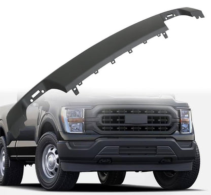 Solidspare Black Front Bumper Lower Molding Trim Valance Matte For 2021 2022 2023 Ford F150