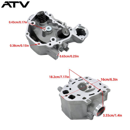 Solidspare 2009-2024 Cylinder Head Assembly For Honda TRX420 TRX500 SXS500M 12200-HP7-A01