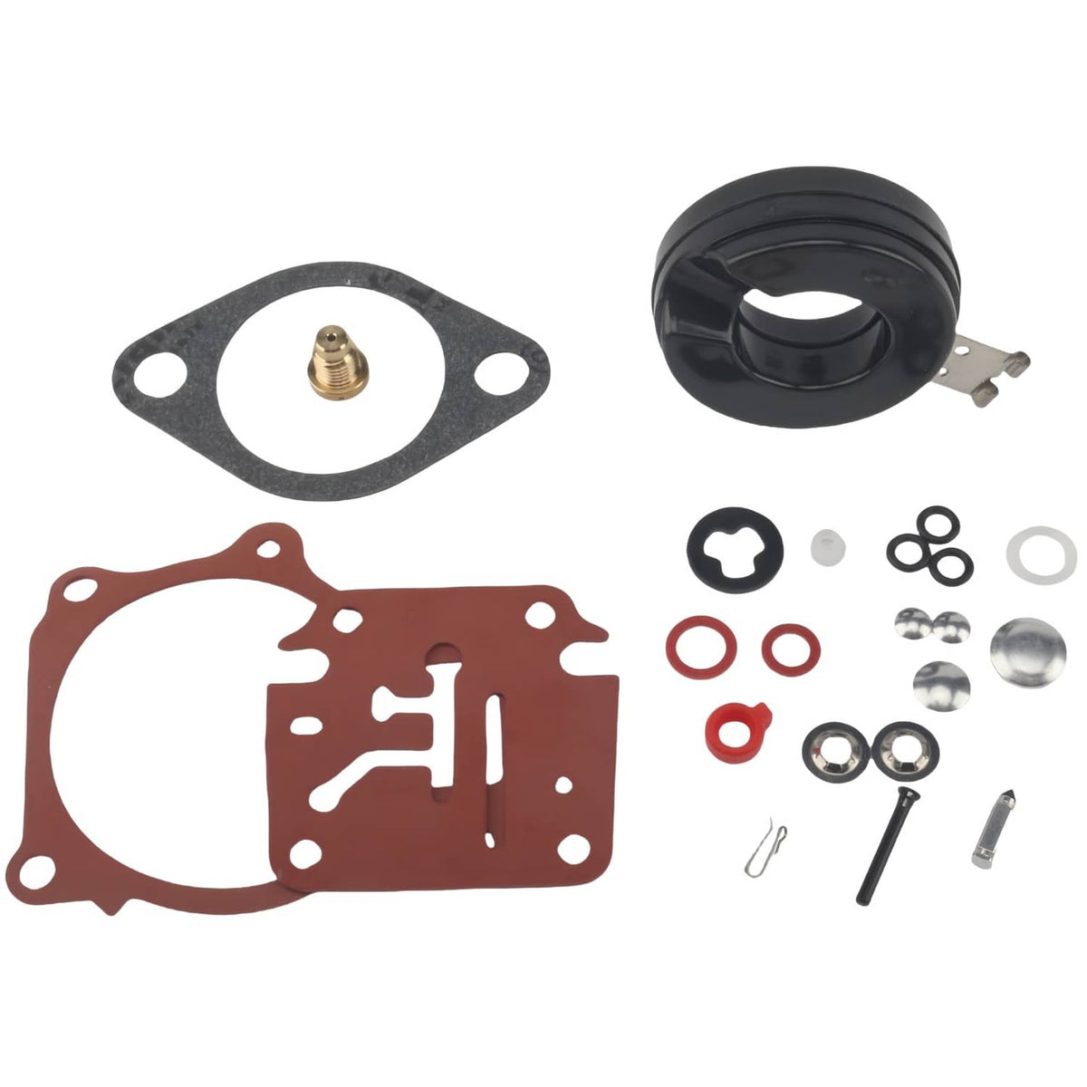 Solid Spare Johnson Evinrude Carb Carburetor Rebuild Repair Kit 20 25 28 30 40 45 48 396701